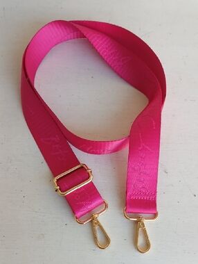 Wide Pink Strap Crossbody Shoulder Strap For Purse Bag